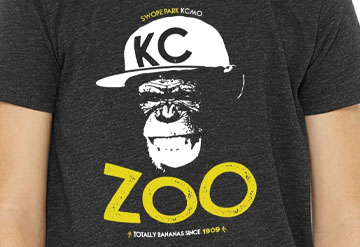 Chimpanzee wearing a hat